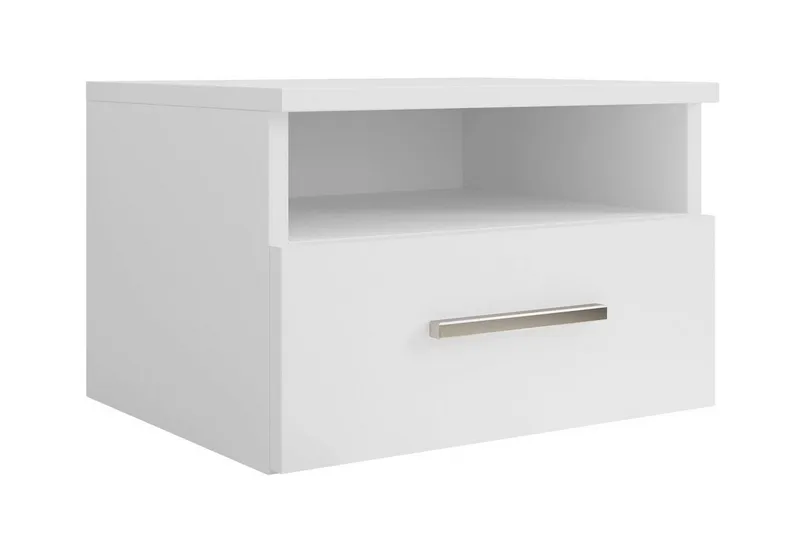 Yöpöytä Kintore 50 cm, Valkoinen