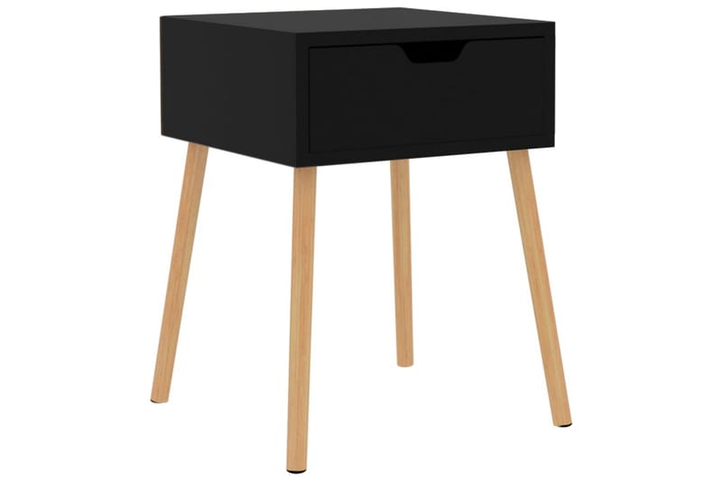 Yöpöytä korkeakiilto musta 40x40x56 cm lastulevy - Musta - Huonekalut - Pöytä & ruokailuryhmä - Apupöytä & sivupöytä - Yöpöytä