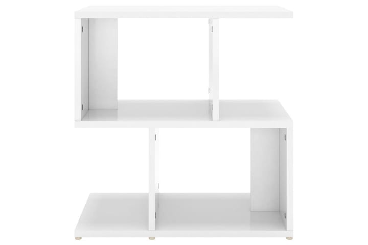 Yöpöytä korkeakiilto valkoinen 50x30x51,5 cm lastulevy - Yöpöytä