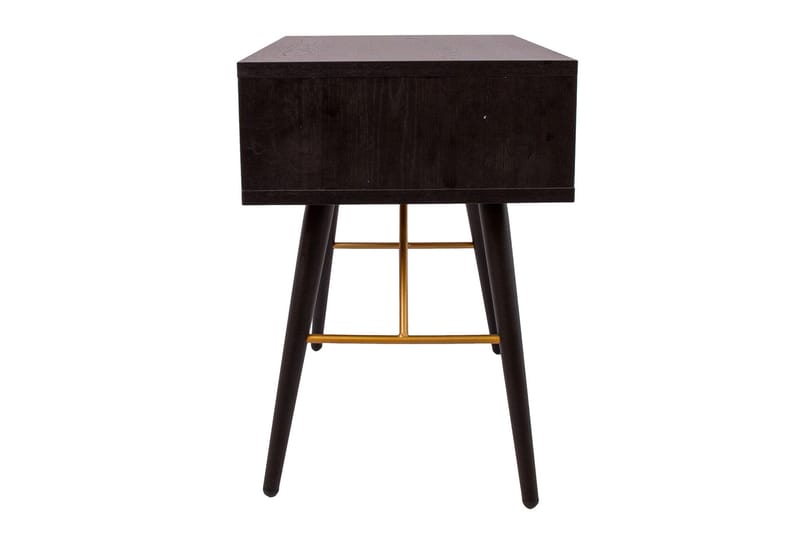 Yöpöytä Luxemburg Musta/Kupari - Huonekalut - Pöytä & ruokailuryhmä - Apupöytä & sivupöytä - Yöpöytä