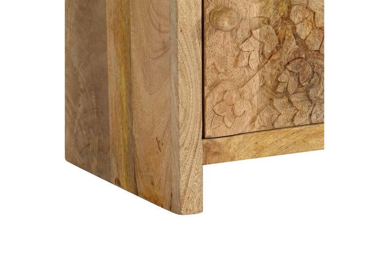 Yöpöytä mangopuu 40x30x50 cm - Ruskea - Huonekalut - Pöytä & ruokailuryhmä - Apupöytä & sivupöytä - Yöpöytä