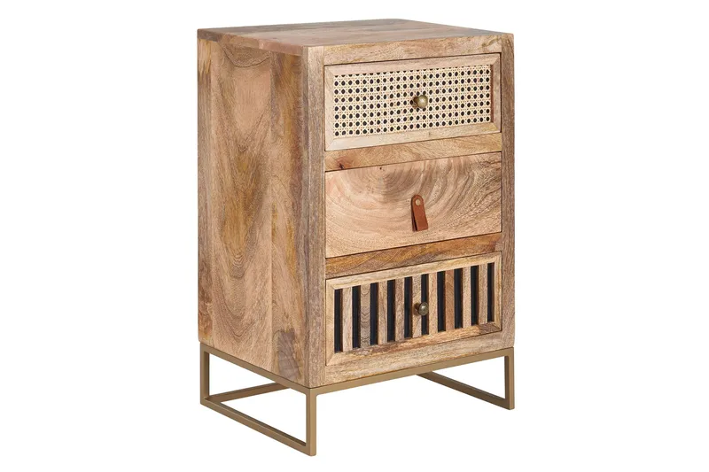 Yöpöytä Mexus 30 cm Suorakaide, Ruskea