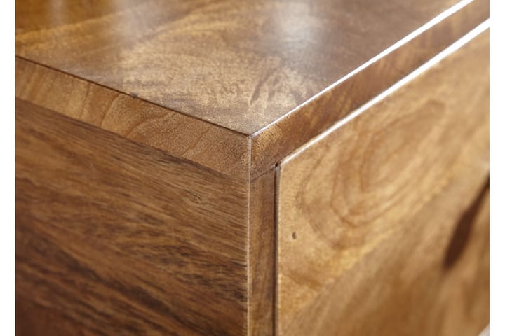 Yöpöytä Mexus 35 cm Suorakulmainen - Kulta/Ruskea - Yöpöytä