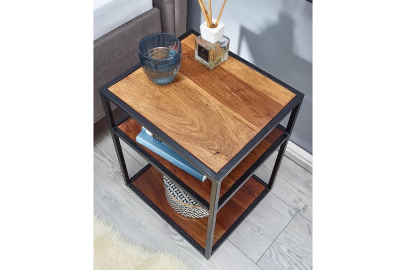 Yöpöytä Mexus 35 cm Suorakulmainen - Ruskea - Huonekalut - Pöytä & ruokailuryhmä - Apupöytä & sivupöytä - Yöpöytä