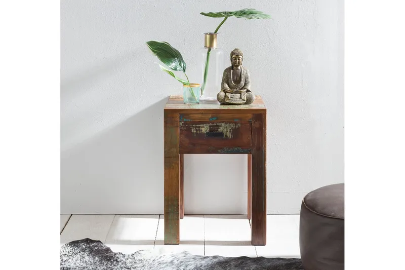 Yöpöytä Mirao 40 cm - Monivärinen - Huonekalut - Pöytä & ruokailuryhmä - Apupöytä & sivupöytä - Yöpöytä