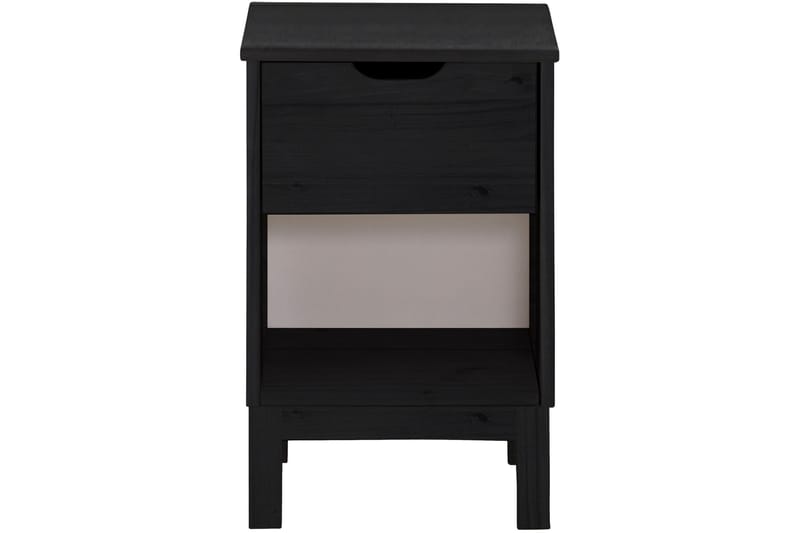 Yöpöytä Mohaklena 38x35 cm - Musta - Huonekalut - Pöytä & ruokailuryhmä - Apupöytä & sivupöytä - Yöpöytä