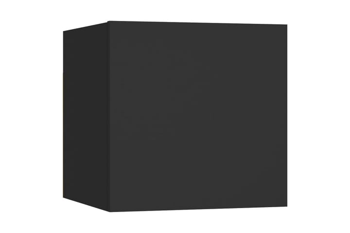 Yöpöytä musta 30,5x30x30 cm lastulevy - Musta - Yöpöytä
