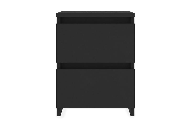 Yöpöytä musta 30x30x40 cm lastulevy - Musta - Huonekalut - Pöytä & ruokailuryhmä - Apupöytä & sivupöytä - Yöpöytä