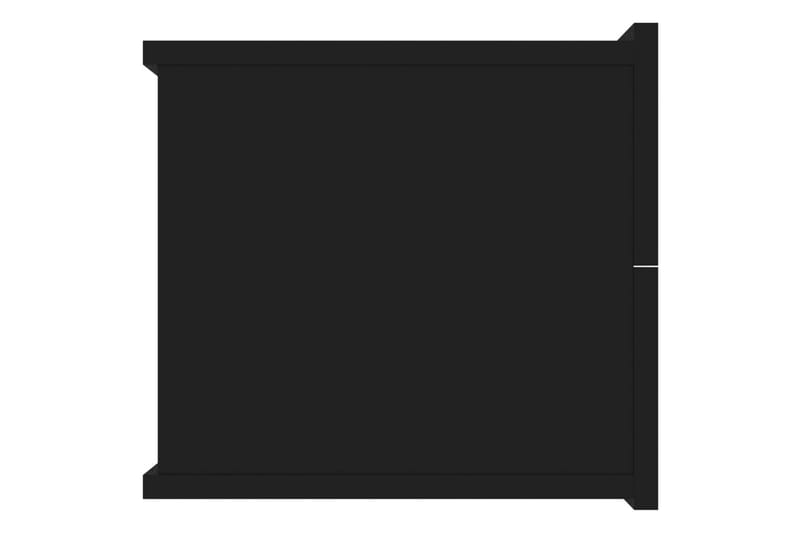Yöpöytä musta 40x30x30 cm lastulevy - Musta - Huonekalut - Pöytä & ruokailuryhmä - Apupöytä & sivupöytä - Yöpöytä