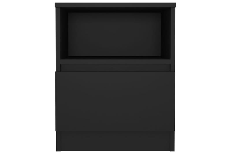 Yöpöytä musta 40x40x50 cm lastulevy - Huonekalut - Pöytä & ruokailuryhmä - Apupöytä & sivupöytä - Yöpöytä