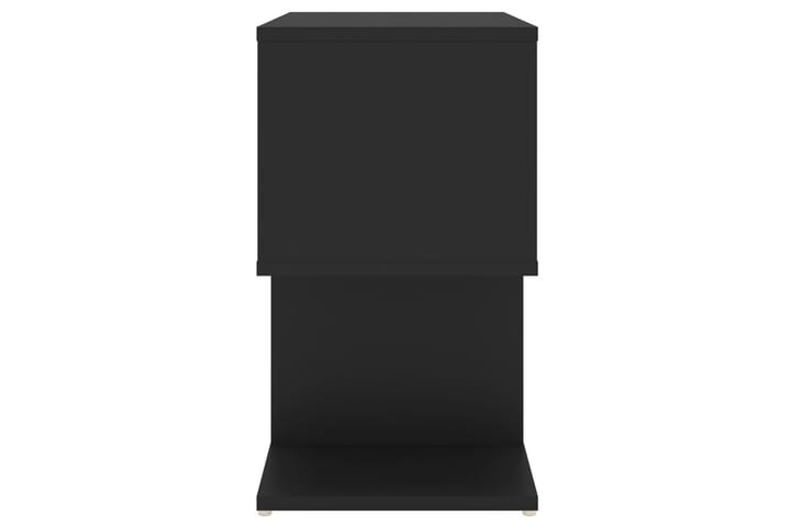 Yöpöytä musta 50x30x51,5 cm lastulevy - Yöpöytä