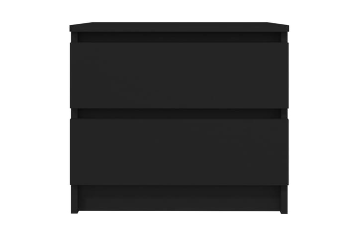 Yöpöytä musta 50x39x43,5 cm lastulevy - Yöpöytä