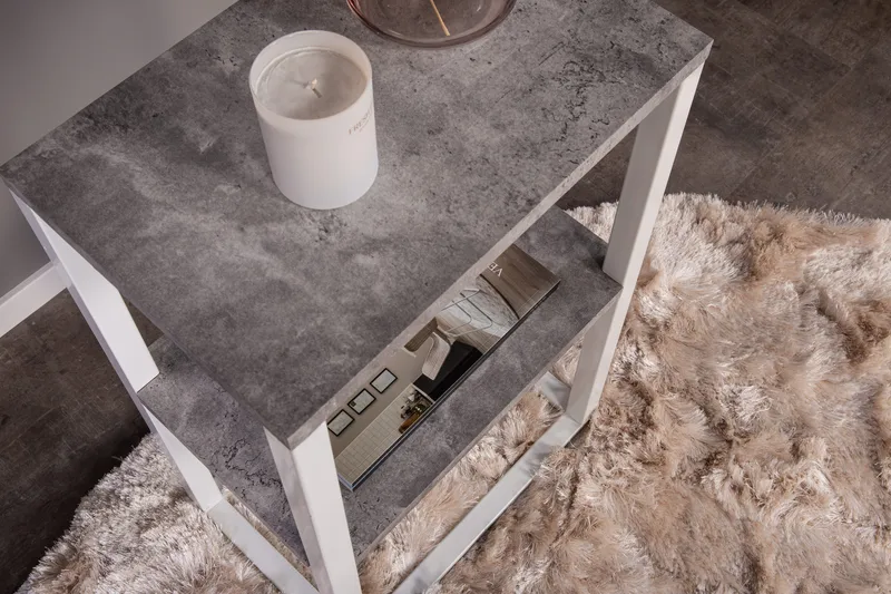 Yöpöytä Rise 30 cm - Valkoinen - Huonekalut - Pöytä & ruokailuryhmä - Apupöytä & sivupöytä - Yöpöytä