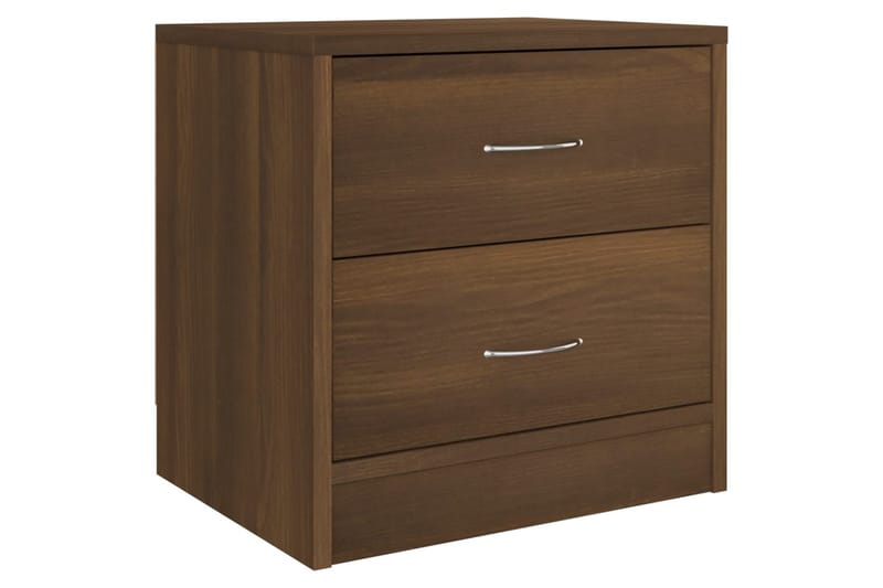 Yöpöytä ruskea tammi 40x30x40 cm tekninen puu - Ruskea - Huonekalut - Pöytä & ruokailuryhmä - Apupöytä & sivupöytä - Yöpöytä