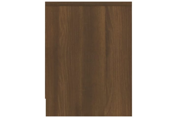 Yöpöytä ruskea tammi 40x30x40 cm tekninen puu - Ruskea - Yöpöytä