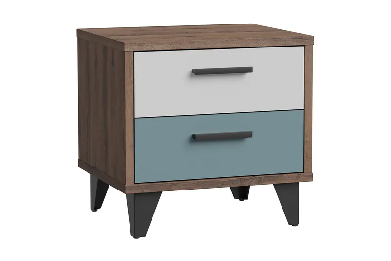 Yöpöytä Sapes 42x50 cm - Monivärinen - Huonekalut - Pöytä & ruokailuryhmä - Apupöytä & sivupöytä - Yöpöytä