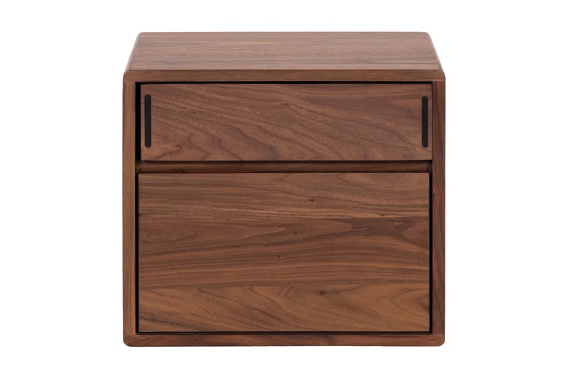Yöpöytä Skagana 32x40 cm Vasen Massiivipähkinä - Ruskea - Huonekalut - Pöytä & ruokailuryhmä - Apupöytä & sivupöytä - Yöpöytä
