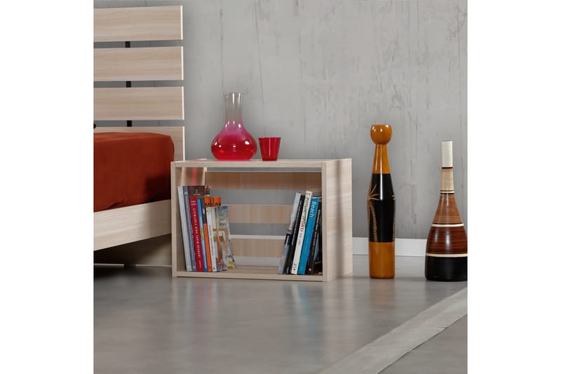 Yöpöytä Skoglund 60 cm - Vaalea Tammenväri - Huonekalut - Pöytä & ruokailuryhmä - Apupöytä & sivupöytä - Yöpöytä