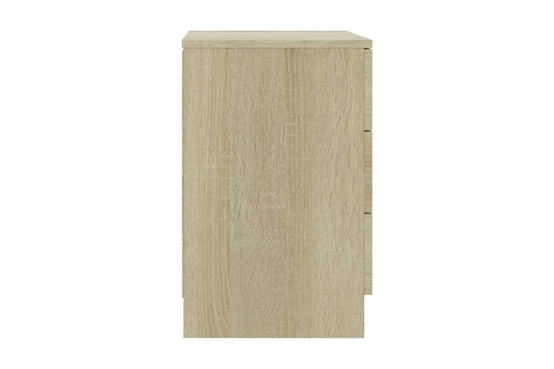 Yöpöytä Sonoma-tammi 38x35x56 cm lastulevy - Ruskea - Huonekalut - Pöytä & ruokailuryhmä - Apupöytä & sivupöytä - Yöpöytä