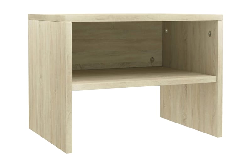 Yöpöytä sonoma tammi 40x30x30 cm lastulevy - Ruskea - Huonekalut - Pöytä & ruokailuryhmä - Apupöytä & sivupöytä - Yöpöytä