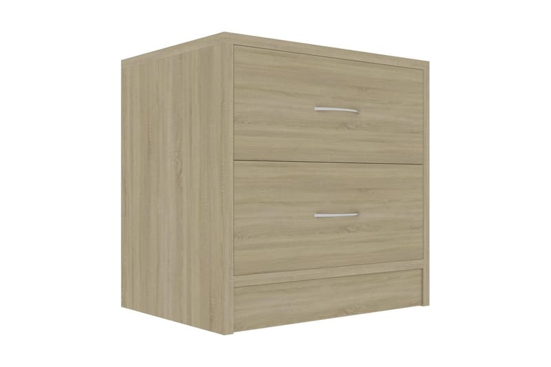 Yöpöytä Sonoma-tammi 40x30x40 cm lastulevy - Ruskea - Huonekalut - Pöytä & ruokailuryhmä - Apupöytä & sivupöytä - Yöpöytä