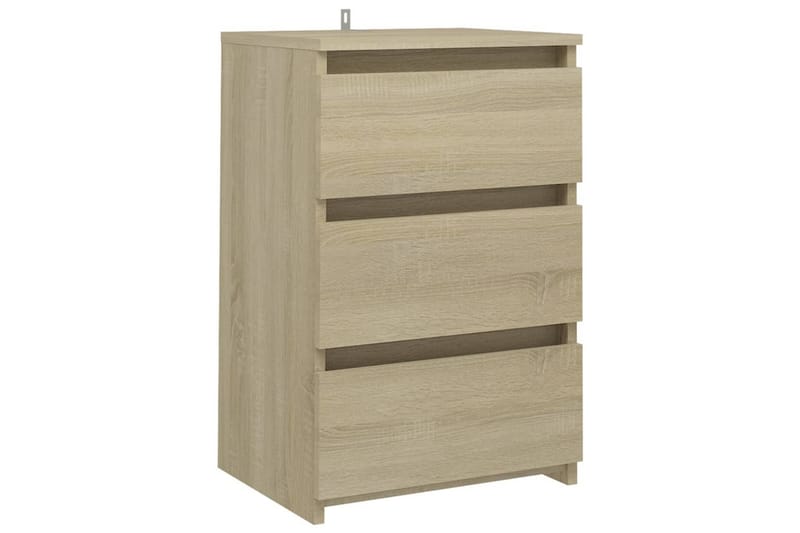 Yöpöytä Sonoma-tammi 40x35x62,5 cm lastulevy - Huonekalut - Pöytä & ruokailuryhmä - Apupöytä & sivupöytä - Yöpöytä