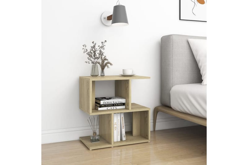 Yöpöytä Sonoma-tammi 50x30x51,5 cm lastulevy - Huonekalut - Pöytä & ruokailuryhmä - Apupöytä & sivupöytä - Yöpöytä