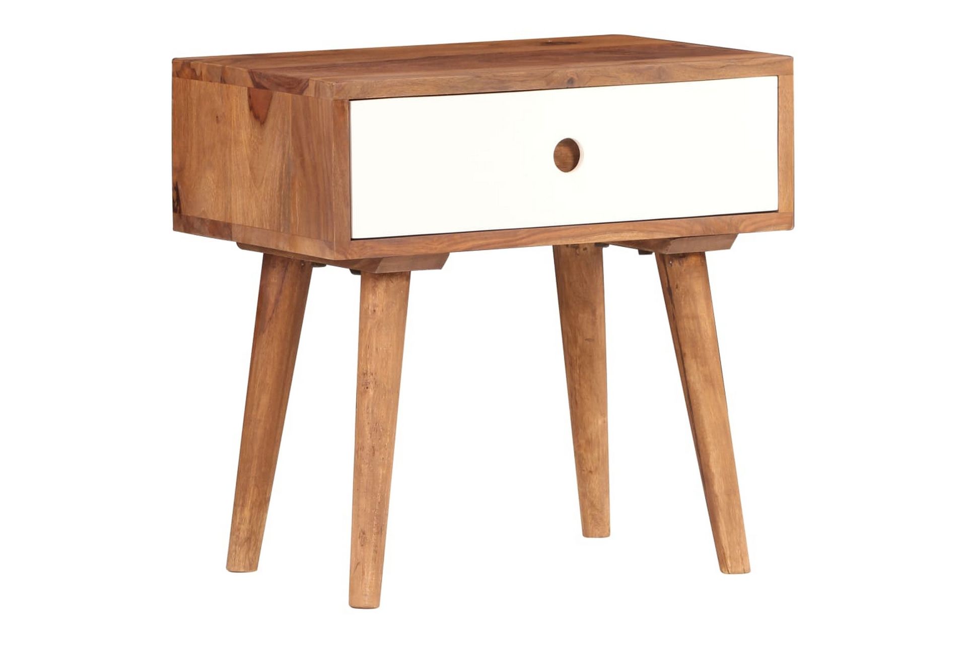 Yöpöytä täysi seesampuu 45x30x45 cm - Ruskea - Huonekalut - Pöytä & ruokailuryhmä - Apupöytä & sivupöytä - Yöpöytä