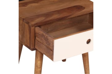 Yöpöytä täysi seesampuu 45x30x45 cm - Ruskea - Huonekalut - Pöytä & ruokailuryhmä - Apupöytä & sivupöytä - Yöpöytä