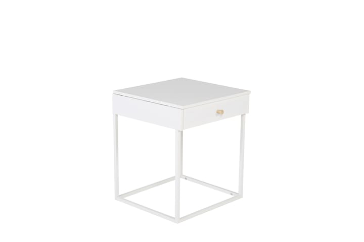 Yöpöytä Tamarie 43 cm Säilytyksellä Laatikko - Valkoinen - Yöpöytä