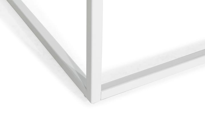 Yöpöytä Titania 40 cm Marmori - Valkoinen - Yöpöytä - Marmoripöydät