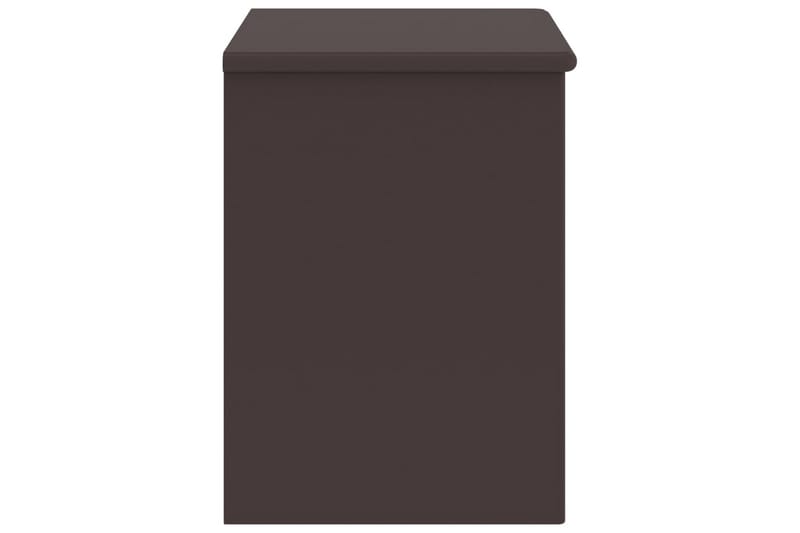 Yöpöytä tummanruskea 35x30x40 cm täysi mänty - Huonekalut - Pöytä & ruokailuryhmä - Apupöytä & sivupöytä - Yöpöytä