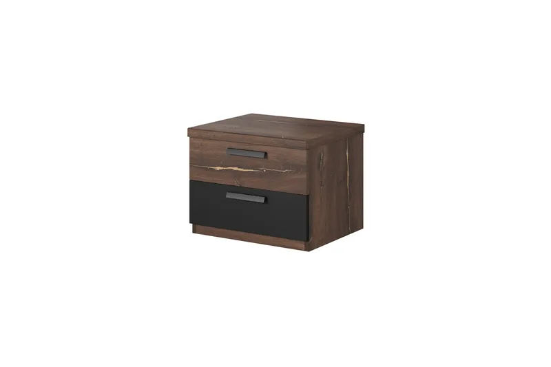 Yöpöytä Urbina 46 cm - Tummanruskea - Huonekalut - Pöytä & ruokailuryhmä - Apupöytä & sivupöytä - Yöpöytä