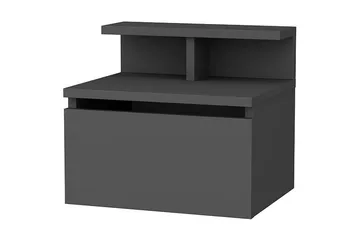Yöpöytä Urgby 39,8x35 cm - Antrasiitti - Huonekalut - Pöytä & ruokailuryhmä - Apupöytä & sivupöytä - Yöpöytä