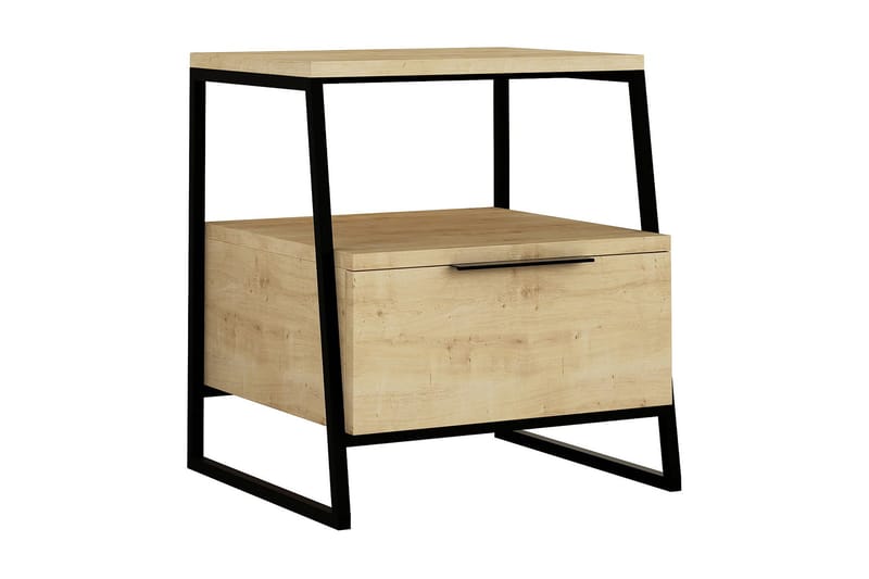 Yöpöytä Urgby 45x50 cm - Ruskea - Huonekalut - Pöytä & ruokailuryhmä - Apupöytä & sivupöytä - Yöpöytä