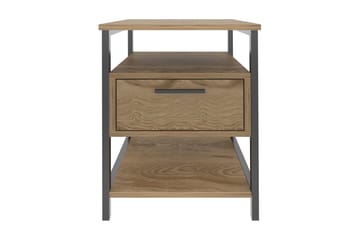 Yöpöytä Urgby 45x61,8 cm - Musta - Huonekalut - Pöytä & ruokailuryhmä - Apupöytä & sivupöytä - Yöpöytä