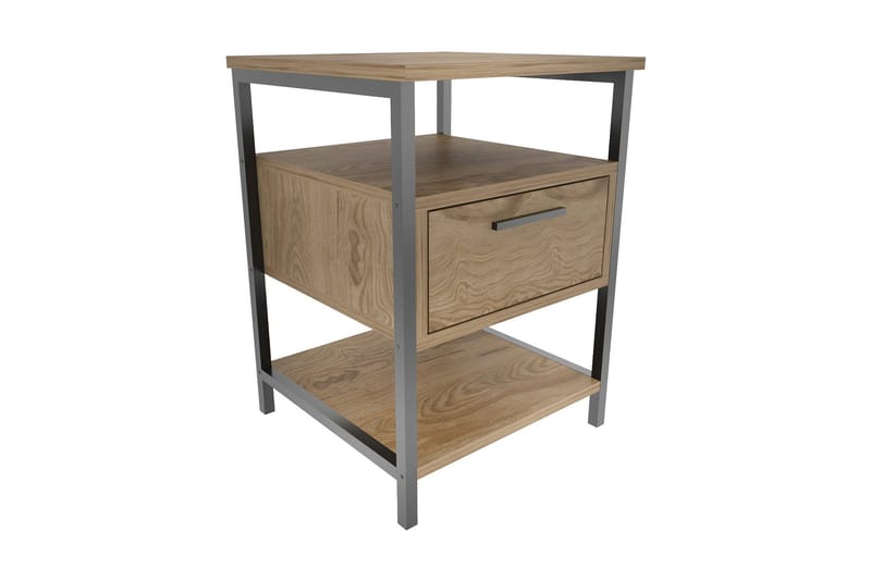 Yöpöytä Urgby 45x61,8 cm - Musta - Huonekalut - Pöytä & ruokailuryhmä - Apupöytä & sivupöytä - Yöpöytä