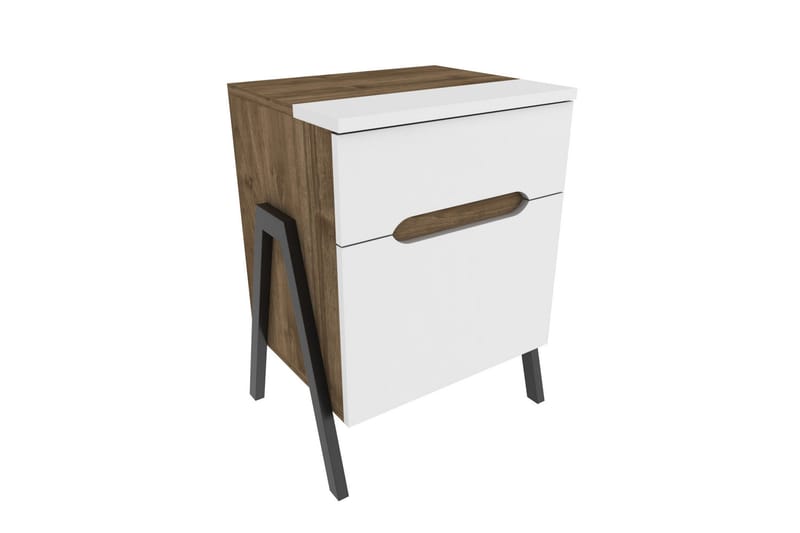 Yöpöytä Urgby 45x63,5 cm - Ruskea - Huonekalut - Pöytä & ruokailuryhmä - Apupöytä & sivupöytä - Yöpöytä