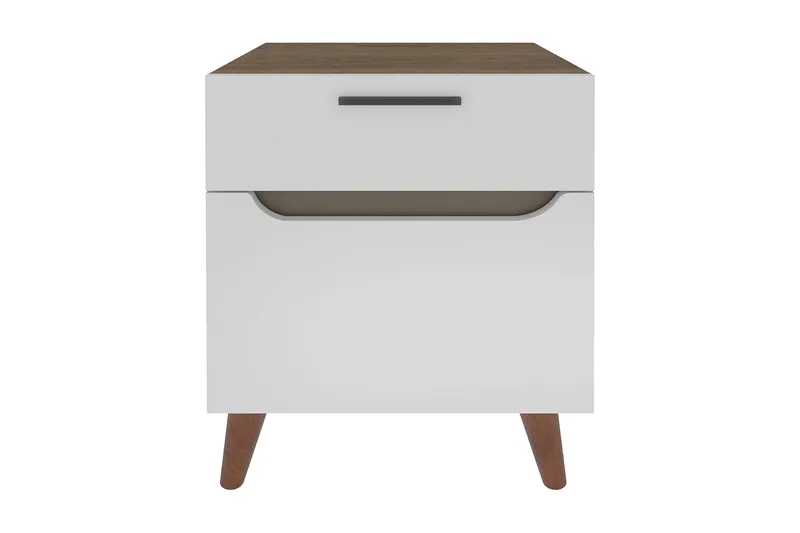 Yöpöytä Urgby 45x63 cm, Valkoinen