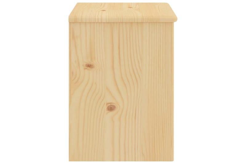 Yöpöytä vaalea puu 35x30x40 cm täysi mänty - Huonekalut - Pöytä & ruokailuryhmä - Apupöytä & sivupöytä - Yöpöytä