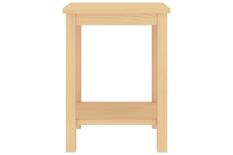 Yöpöytä vaalea puu 35x30x47 cm täysi mänty - Huonekalut - Pöytä & ruokailuryhmä - Apupöytä & sivupöytä - Yöpöytä