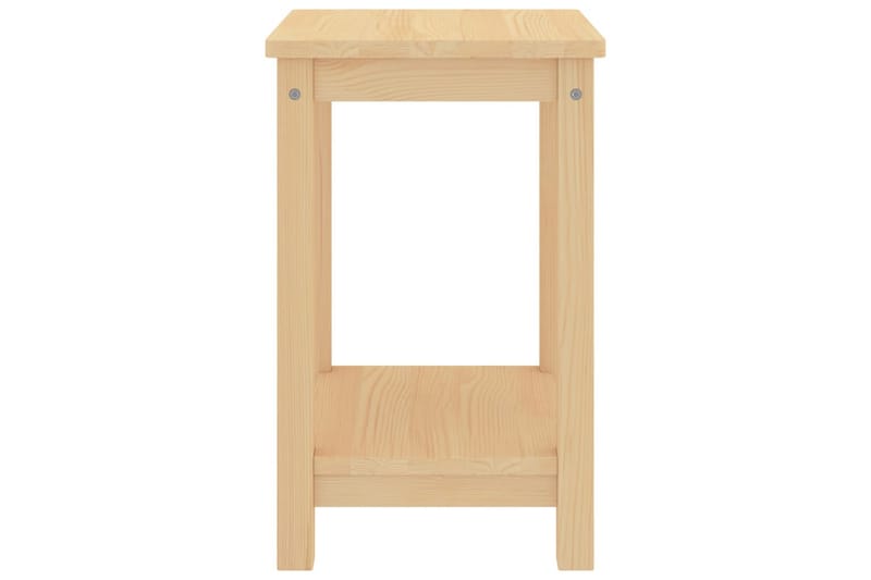 Yöpöytä vaalea puu 35x30x47 cm täysi mänty - Huonekalut - Pöytä & ruokailuryhmä - Apupöytä & sivupöytä - Yöpöytä