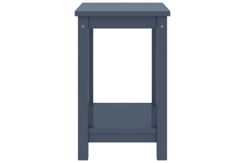 Yöpöytä vaaleanharmaa 35x30x47 cm täysi mänty - Huonekalut - Pöytä & ruokailuryhmä - Apupöytä & sivupöytä - Yöpöytä