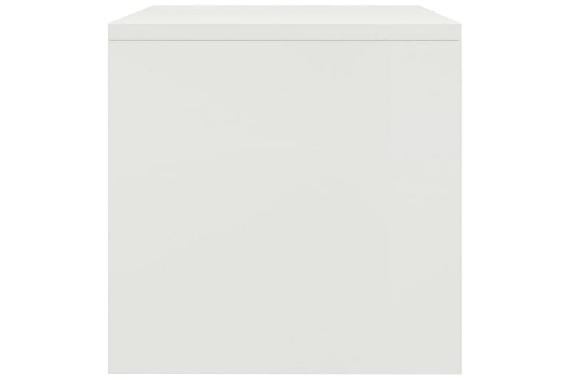 Yöpöytä valkoinen 40x30x30 cm lastulevy - Valkoinen - Huonekalut - Pöytä & ruokailuryhmä - Apupöytä & sivupöytä - Yöpöytä