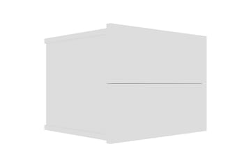 Yöpöytä valkoinen 40x30x30 cm lastulevy - Valkoinen - Huonekalut - Pöytä & ruokailuryhmä - Apupöytä & sivupöytä - Yöpöytä
