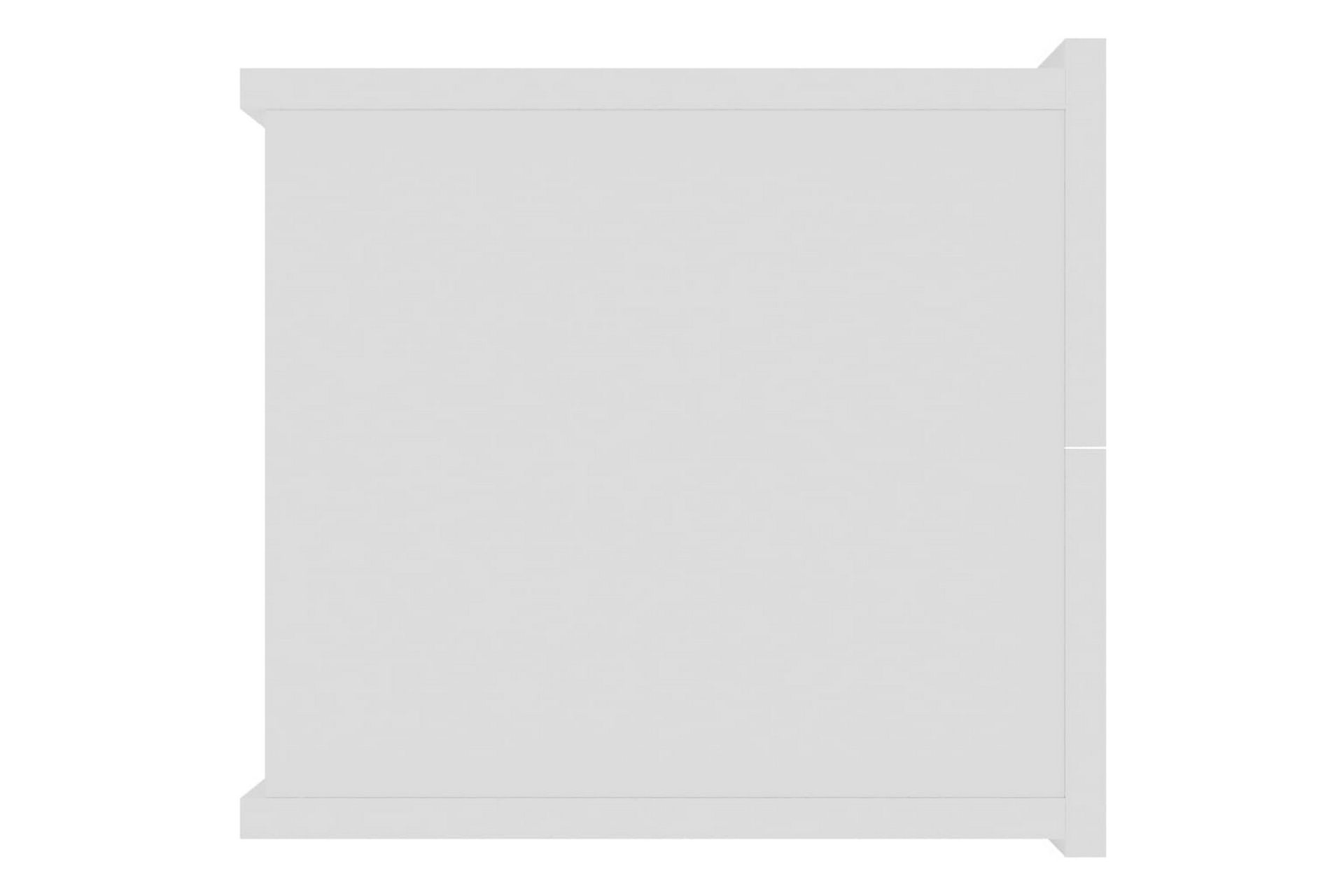 Yöpöytä valkoinen 40x30x30 cm lastulevy - Valkoinen - Huonekalut - Pöytä & ruokailuryhmä - Apupöytä & sivupöytä - Yöpöytä