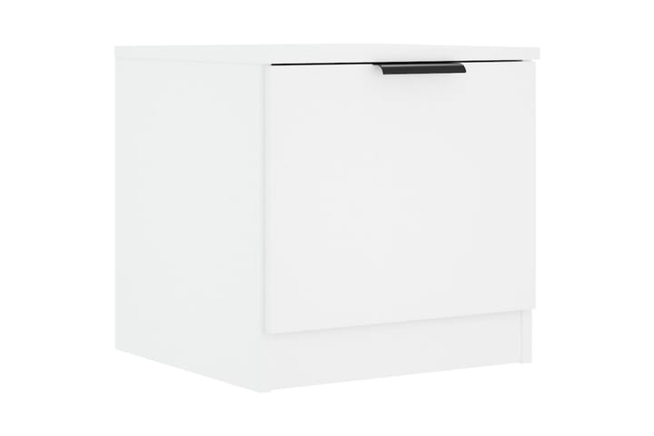 Yöpöytä valkoinen 40x39x40 cm - Valkoinen - Yöpöytä
