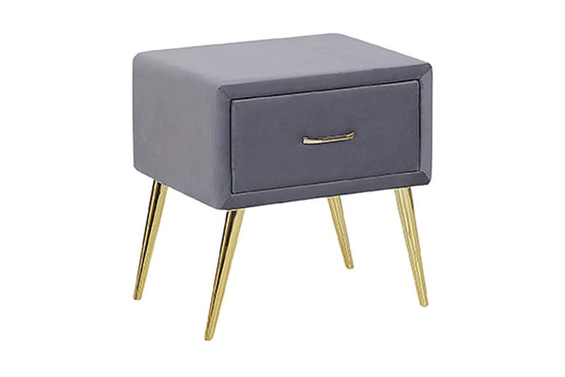 Yöpöytä Villeuif - Harmaa - Huonekalut - Pöytä & ruokailuryhmä - Apupöytä & sivupöytä - Yöpöytä