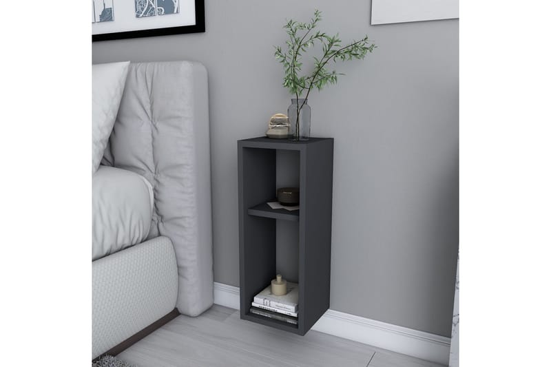 Yöpöytä Violaceae 23,2x59,6 cm - Antrasiitti - Huonekalut - Pöytä & ruokailuryhmä - Apupöytä & sivupöytä - Yöpöytä