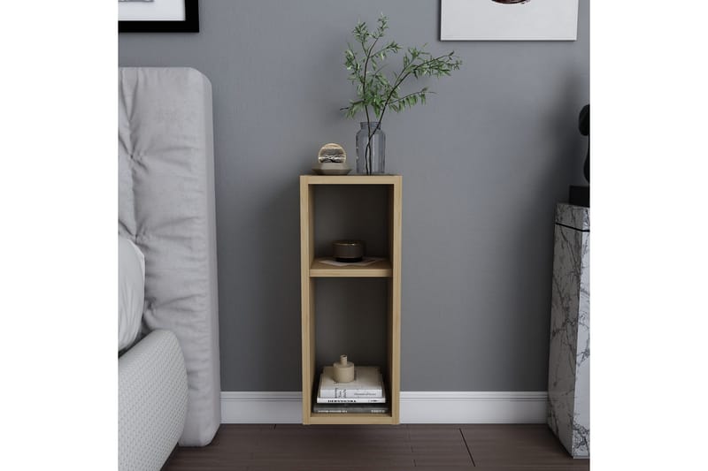 Yöpöytä Violaceae 23,2x59,6 cm - Ruskea - Huonekalut - Pöytä & ruokailuryhmä - Apupöytä & sivupöytä - Yöpöytä